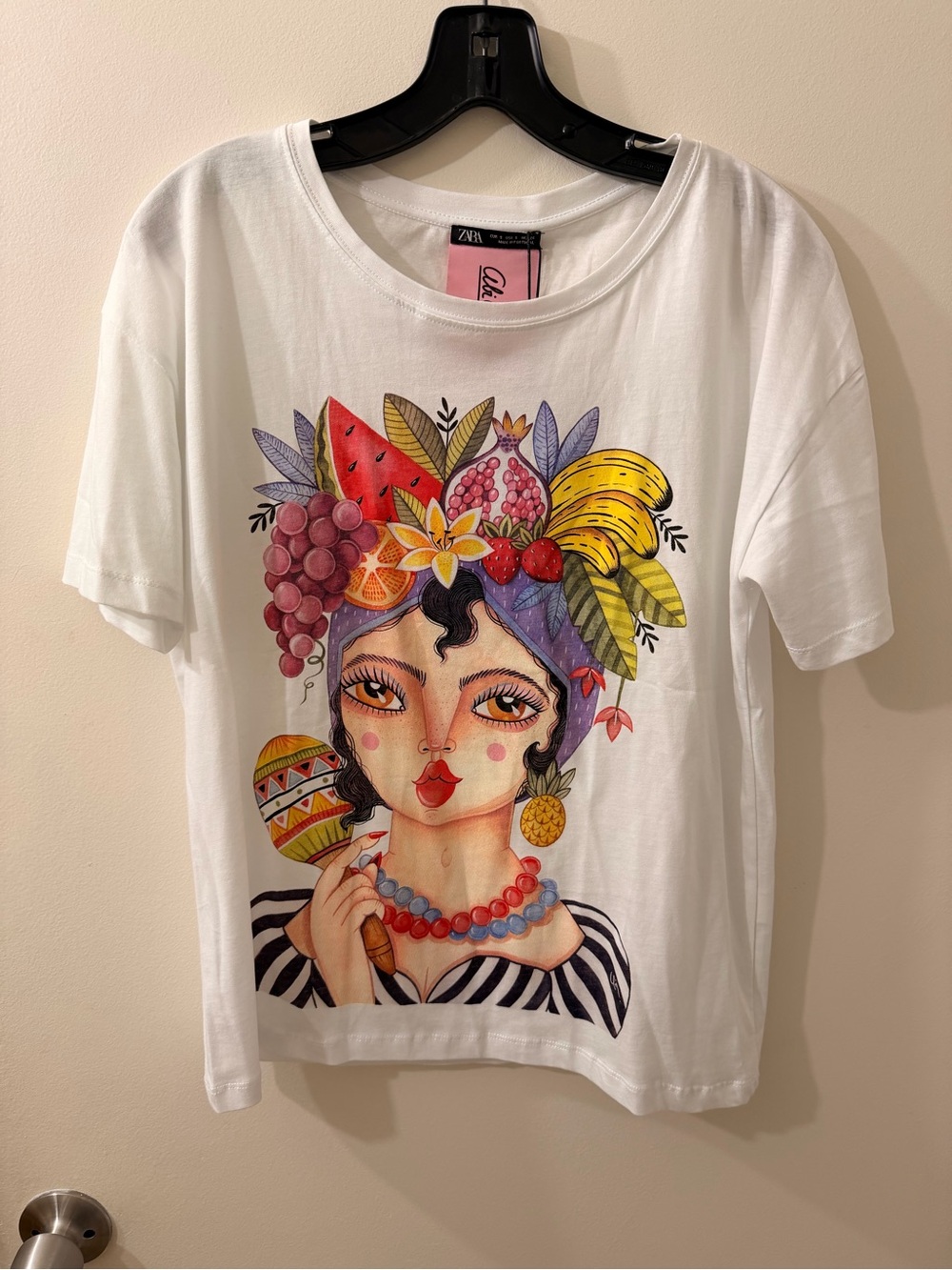 Zara Limited Edition Alba Castillo Graphic T-Shirt